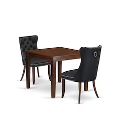 3 Piece Kitchen Table Set for Small Spaces