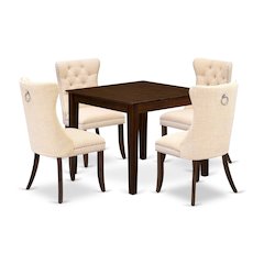 5 Piece Modern Dining Table Set