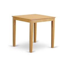 Elegant Oak Small Dining Table – Solid Wood Kitchen Table for 4
