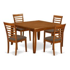 PFML5-SBR-C 5 PC Dining set-Table and 4 Dining Chairs.