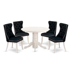 5 Piece Modern Dining Table Set