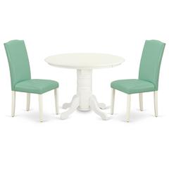 Dining Room Set Linen White, SHEN3-LWH-57