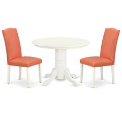 Dining Room Set Linen White, SHEN3-LWH-78