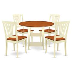 Dining Room Set Buttermilk & Cherry, SUAV5-BMK-W