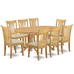 Dining Room Set Oak, VAPO9-OAK-C