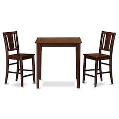 3  Pc  Counter  height  Table-pub  Table  and  2  dinette  Chairs.