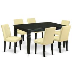 Dining Room Set Black, WEAB7-BLK-73