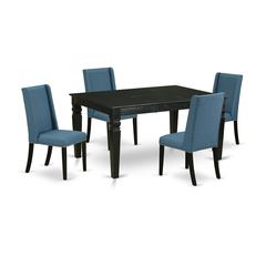 Dining Room Set Black, WEFL5-BLK-21