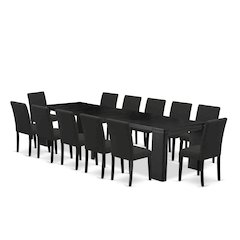 13-piece Modern Dining Room Table Set a Rectangular Kitchen Table