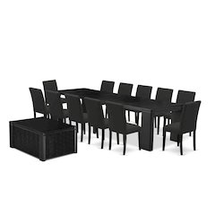 14-piece Dining Room Table Set a Rectangular Kitchen Table