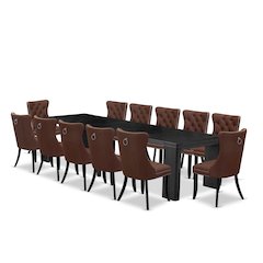13-piece Dining Room Table Set a Rectangular Kitchen Table