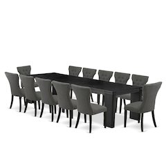 13-piece Modern Dining Room Table Set a Rectangular Kitchen Table