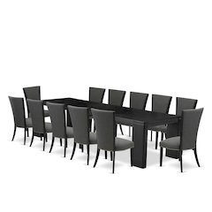 13-piece Modern Dining Room Table Set a Rectangular Kitchen Table