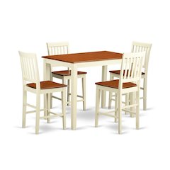 Elegant Counter-Height Kitchen Table Set – Dining Room Set for 4