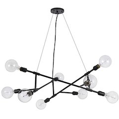 60W X 9 Massena Metal Chandelier