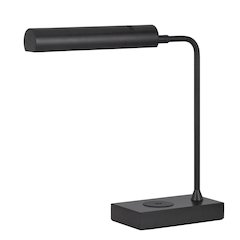 Delray 12W Intergrated Led Metal Desk Lamp With Wireless Charging Port