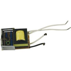 120V input, 12V output for halogen lamp only, 80W.  CLASS 2