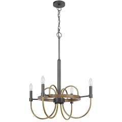 Seagrove 60W X 4 Metal Chandelier