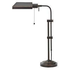 26" Height Metal Table Lamp in Dark Bronze