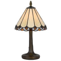 40W Tiffany Ac Lp W/Zinc Cast Base