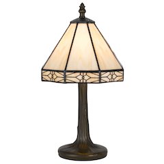 40W Tiffany Ac Lp W/Zinc Cast Base