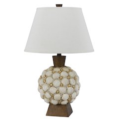 150W Seashell Resin Table Lamp