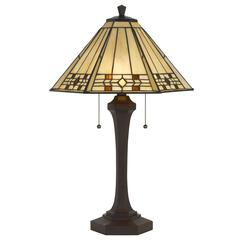 60W X 2 Tiffany Table Lamp