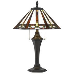 60W X 2 Tiffany Table Lamp