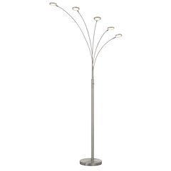 Cremona Integrated Led Metal Arc Floor Lamp