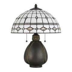 60W X 2 Tiffany Table Lamp