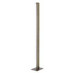 Colmar integrated LED Rubber wood floor lamp with dimmer control