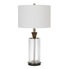 150W 3 Way Sherwood Glass Table Lamp