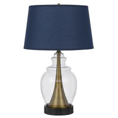 Cupola Glass/Metal Table Lamp