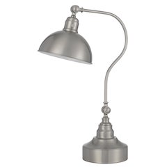 Industrial Adjustable Metal Downbridge Desk Lamp With Half Dome Metal Shade