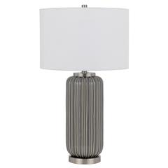 Rodano Ceramic Table Lamp With Hardback Drum Shade