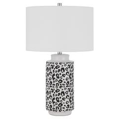 Exeter Ceramic Table Lamp With Hardback Drum Shade