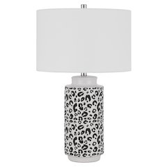 Exeter Ceramic Table Lamp With Hardback Drum Shade