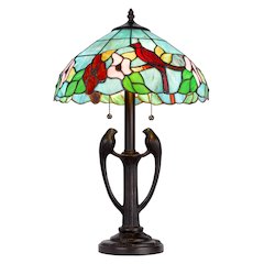 60W X 2 Tiffany Table Lamp