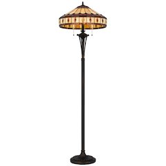 60W X 2 Tiffany Floor Lamp
