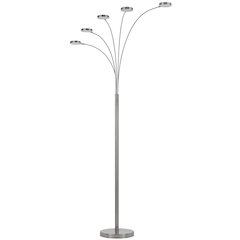 Malibu Intergrated Led 8W X 5 Metal Arc Floor Lamp