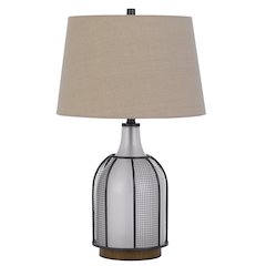 100W Morgan Glass Table Lamp