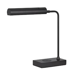 Delray 12W Intergrated Led Metal Desk Lamp With Wireless Charging Port