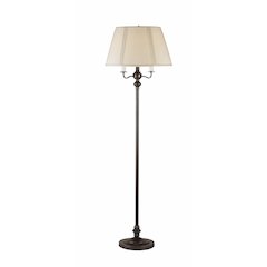 6 Way Metal Floor Lamp