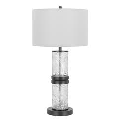 100W Carrington Metal/Glass Table Lamp
