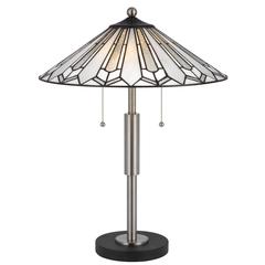 60W X 2 Muirfield Tiffany Table Lamp
