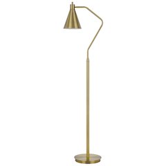 Type A led bulb 15W max. Capstone task metal floor lamp with swivel shade