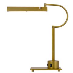 led 12W SOHO metal desk lamp with 2 USB ports