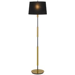 150W 3 way Ciudad metal two tone floor lamp