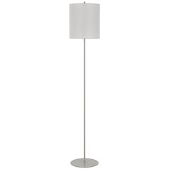 100W metal floor lamp with corks shade