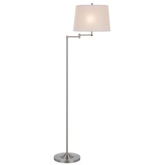 150W 3 way Colton double swing arm floor lamp